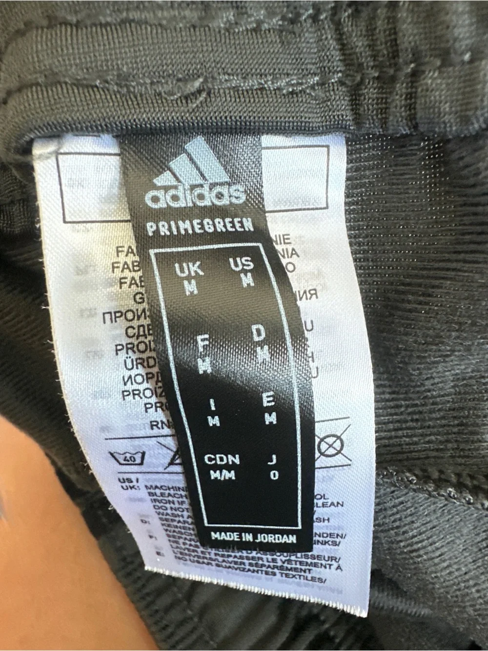 Adidas Mens Essentials 3-Stripes Open Hem Track Pants Dark Gray Black Stripes NW